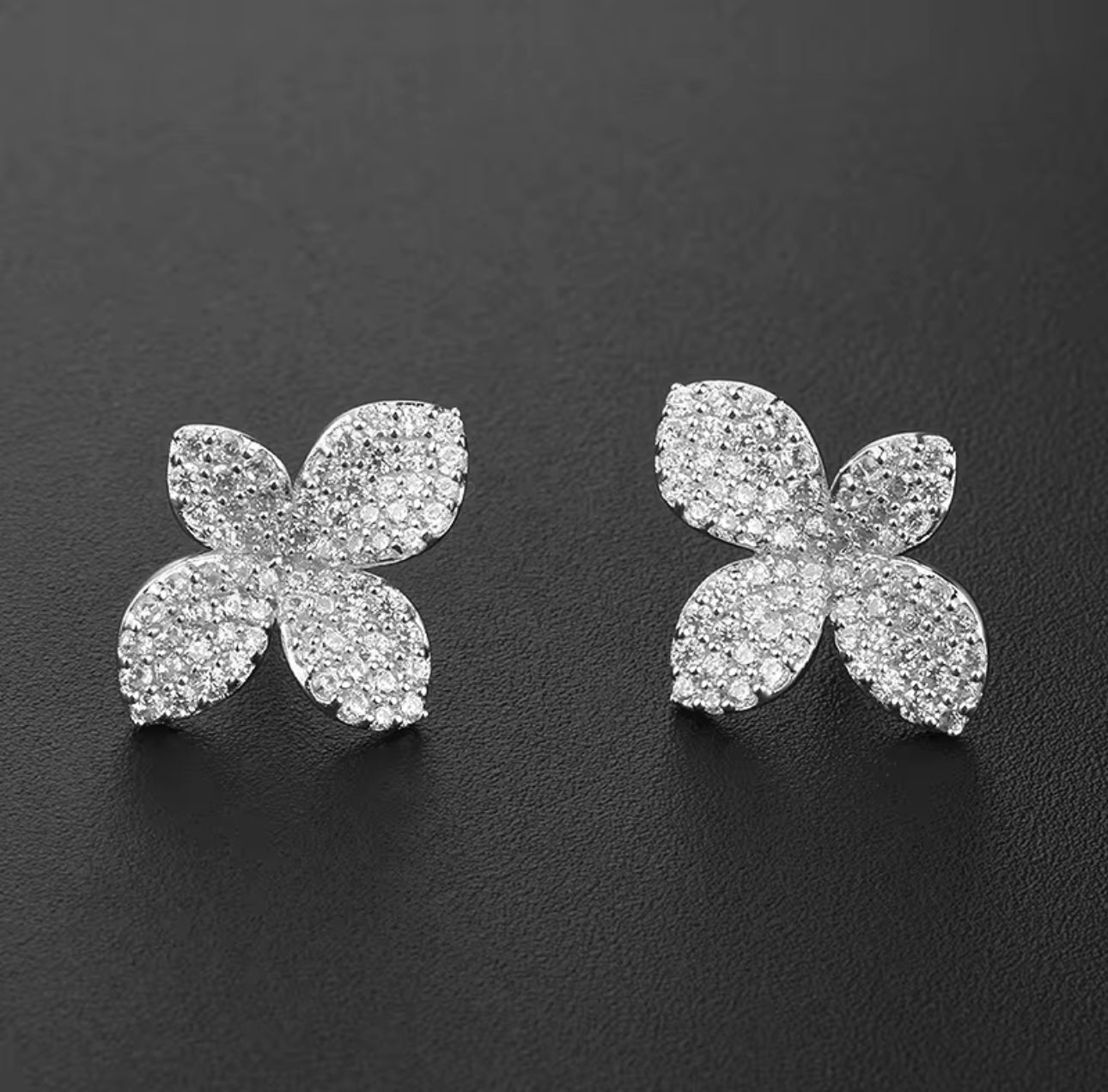 Elara Studs - Silver