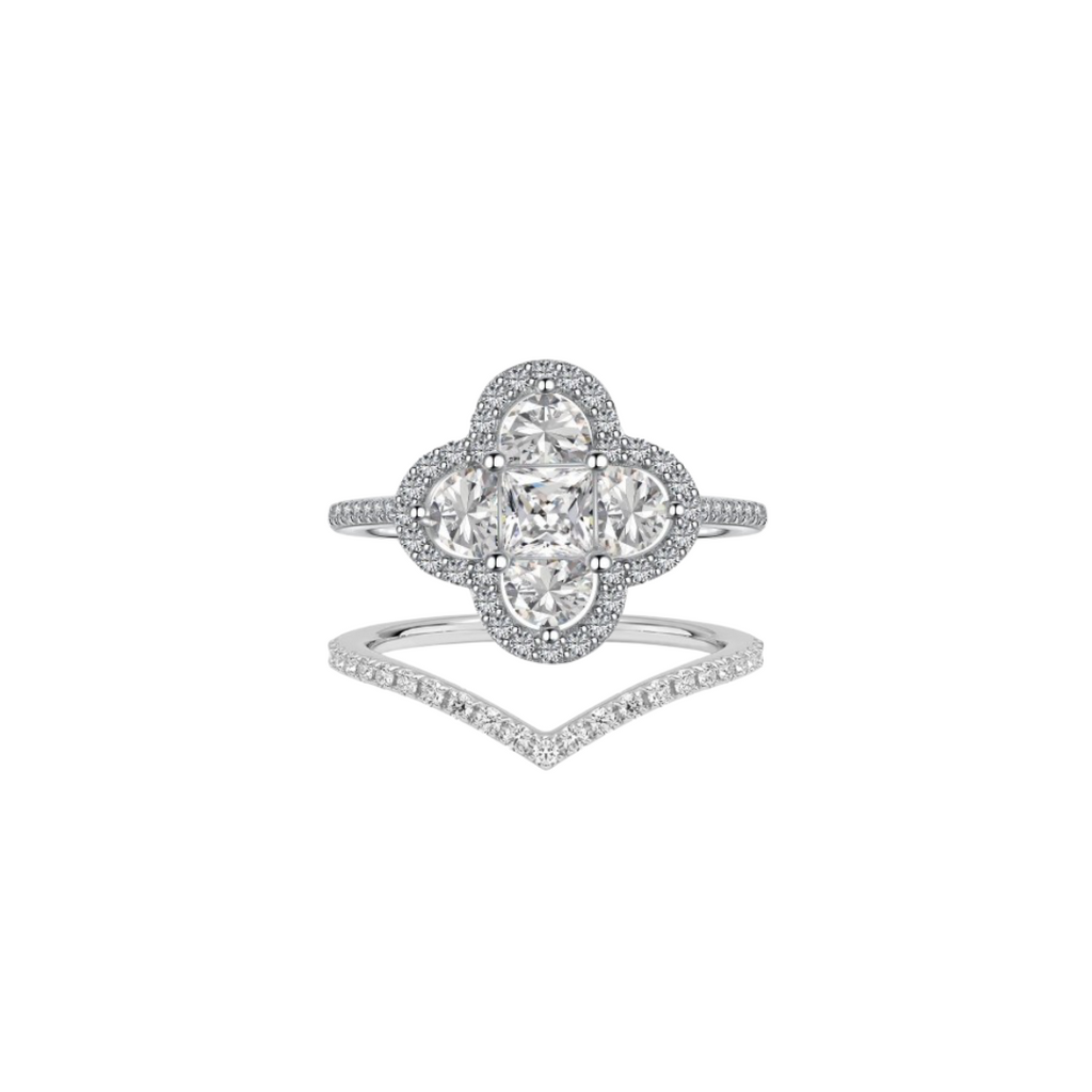 Miss Luxe & Isata Ring Set - Silver