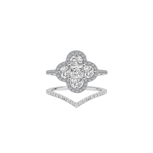 Miss Luxe & Isata Ring Set - Silver