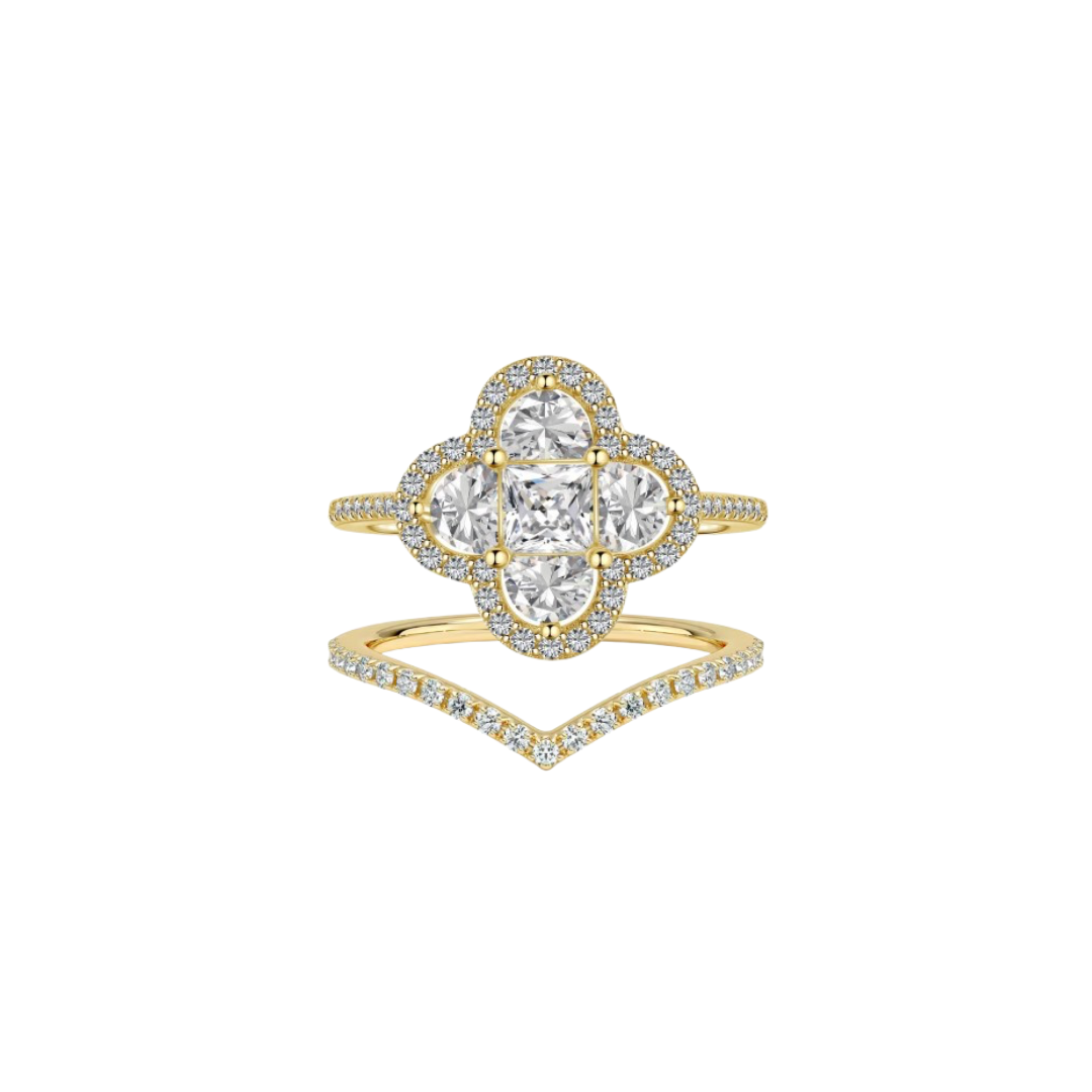 Miss Luxe & Isata Ring Set - Gold