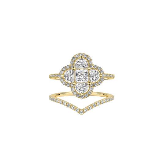 Miss Luxe & Isata Ring Set - Gold