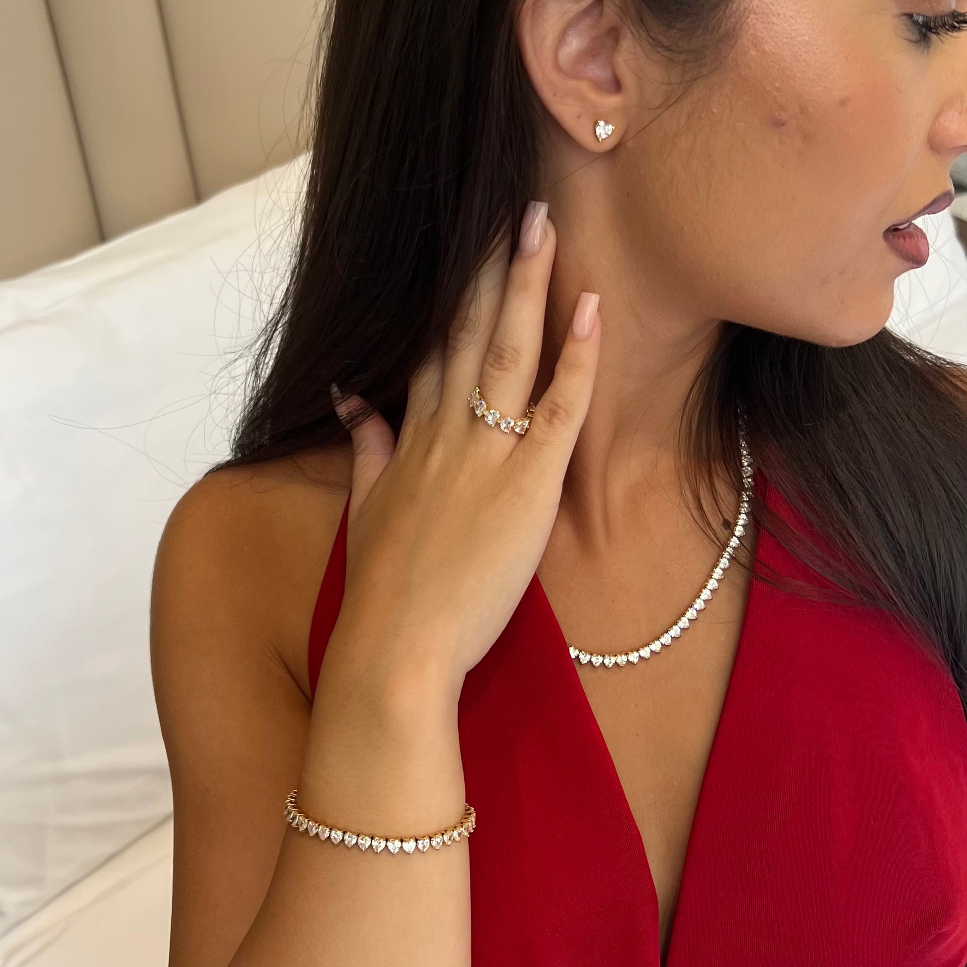 Natalia Studs - Gold
