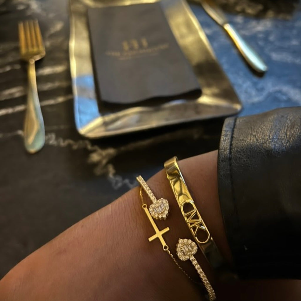 Cross Bracelet - Gold