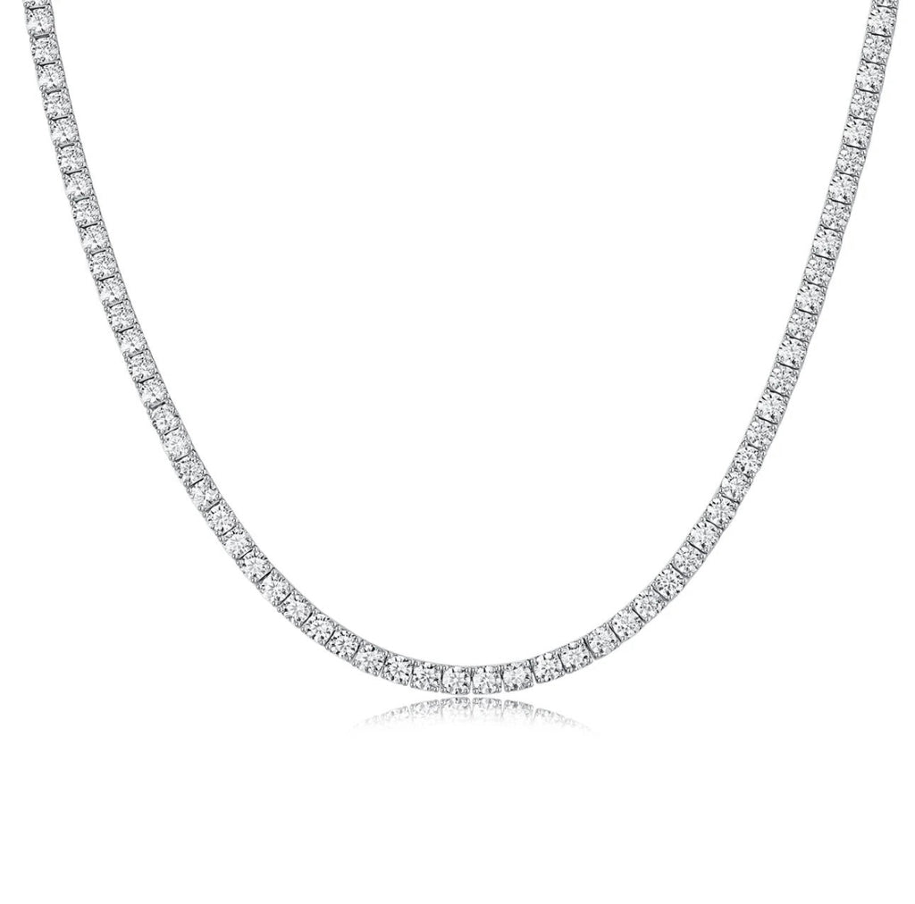 Gigi Tennis Necklace - Silver