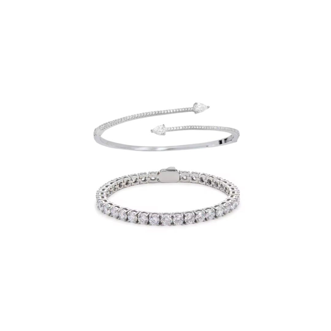 The IT Girl Stack - Silver