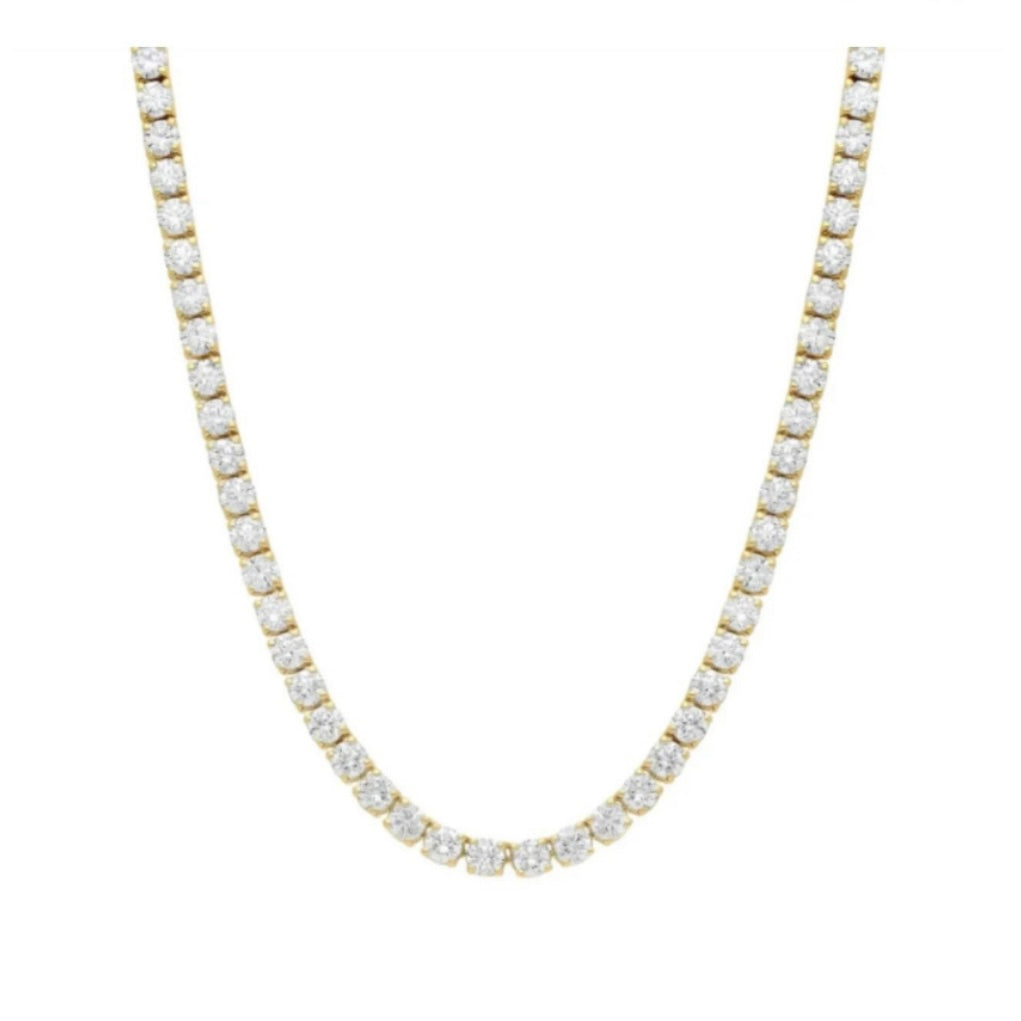 Camilla Tennis Necklace - Gold
