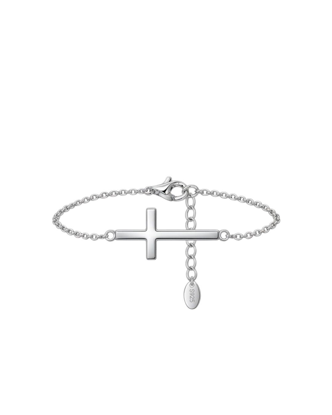 Cross Bracelet - Silver