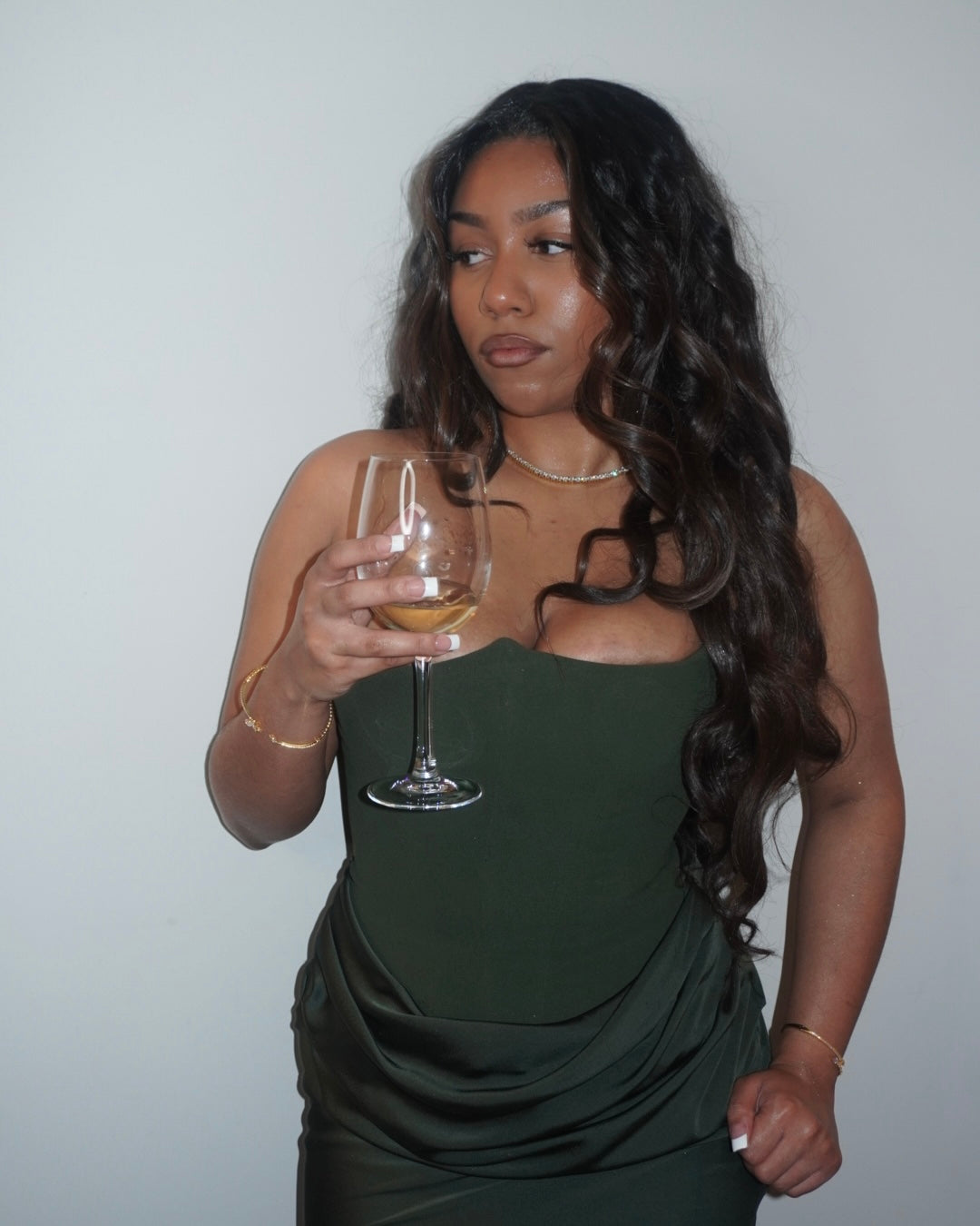 Camilla Tennis Necklace - Gold