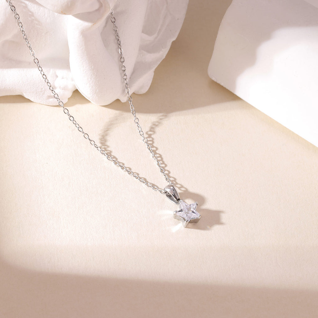 Mini Star Necklace - Silver