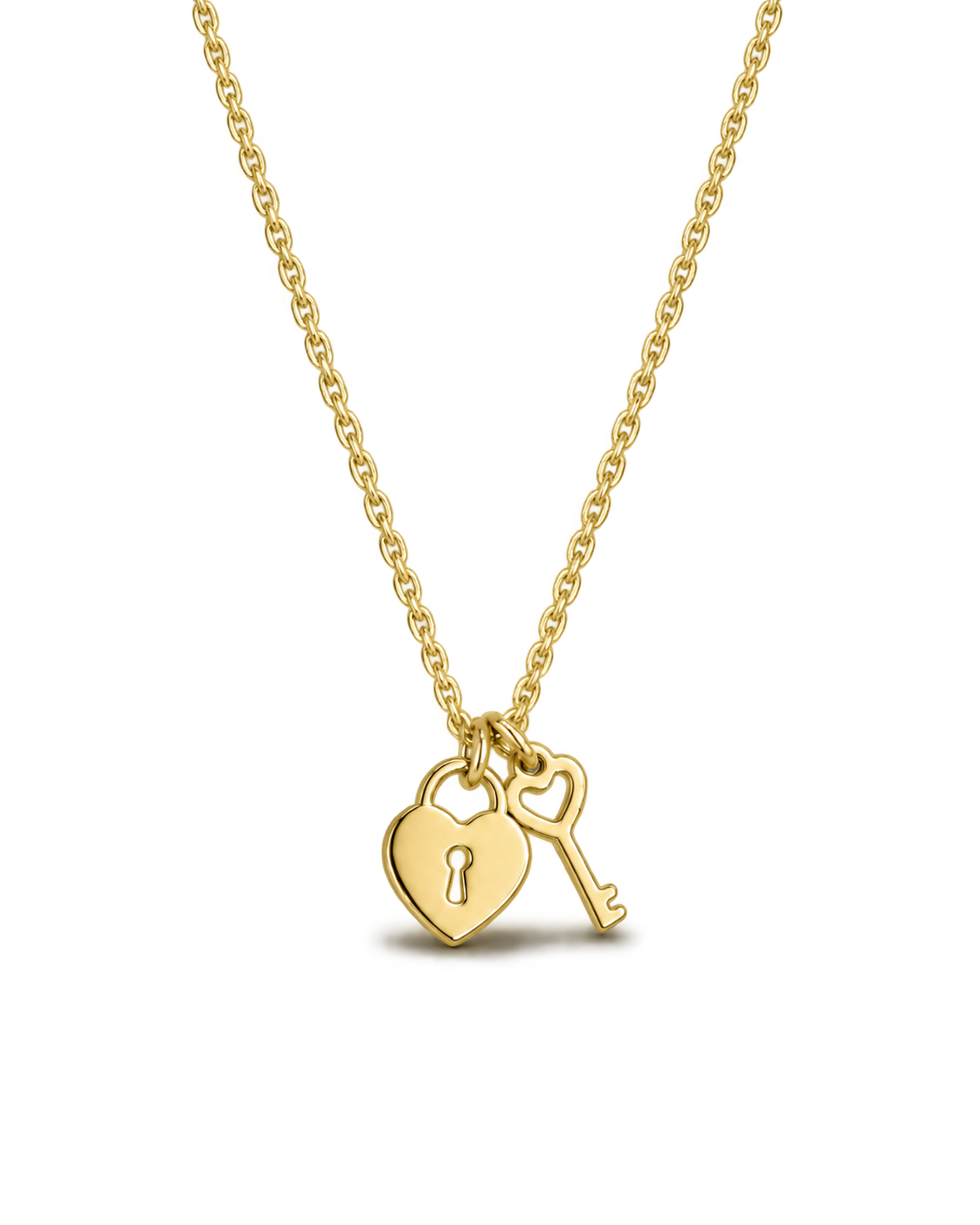 Darling Lock Necklace - Gold