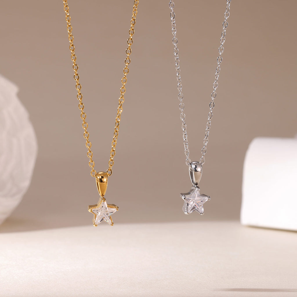 Mini Star Necklace - Silver