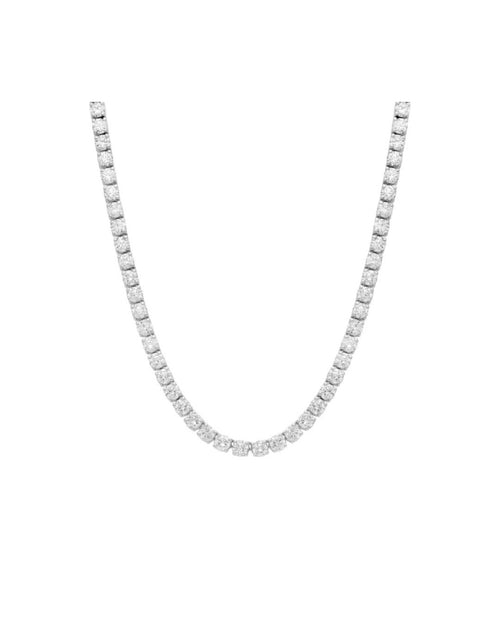 Camilla Tennis Necklace - Silver