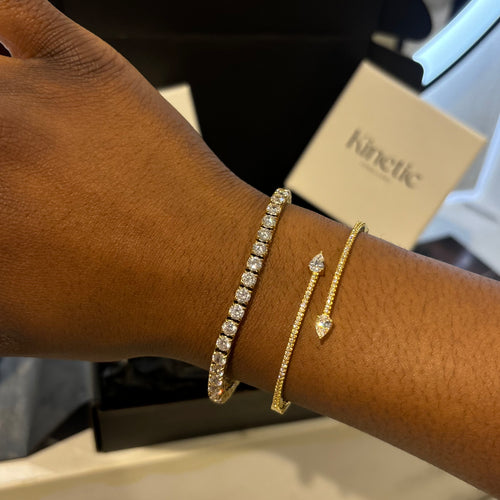 Camilla Tennis Bracelet - Gold