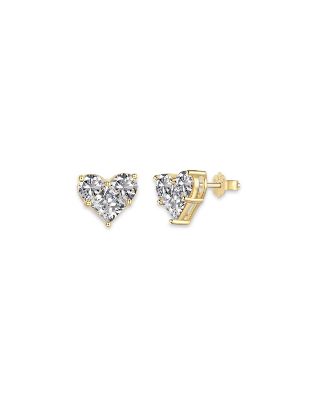 Belle Studs - Gold