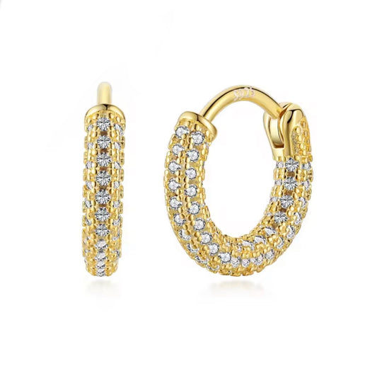 Ria Hoops - Gold