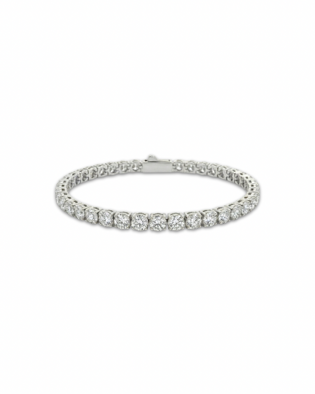 Camilla Tennis Bracelet - Silver