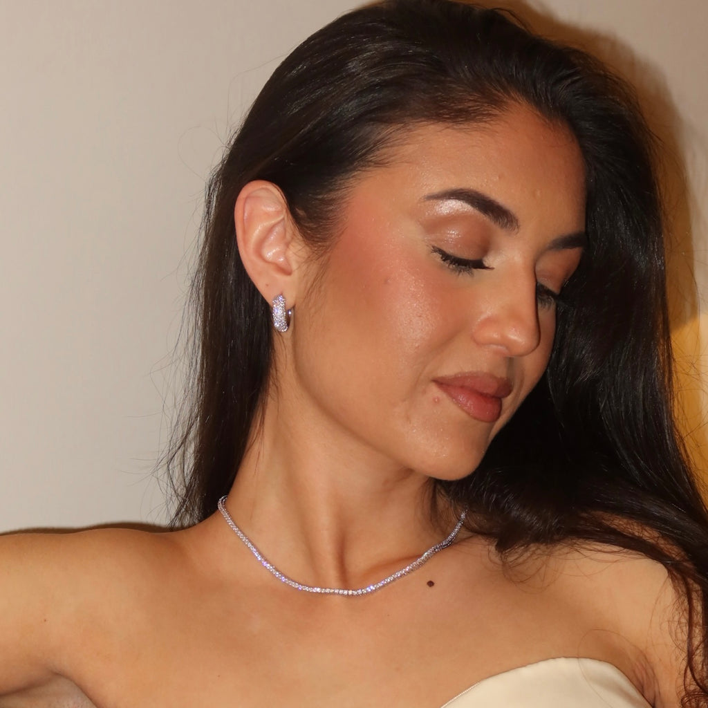Clara Hoops - Silver