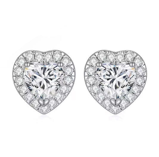 Chloe Studs - Silver