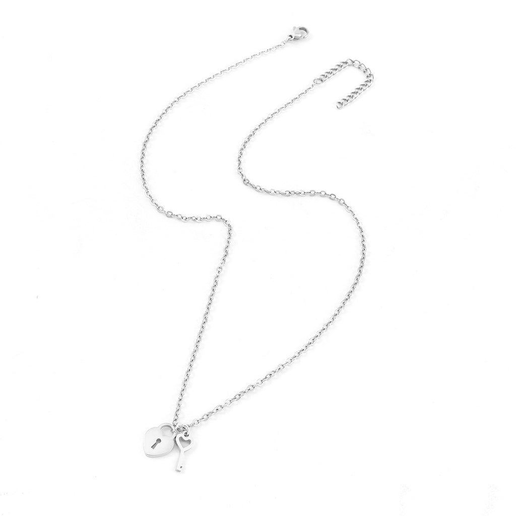 Darling Lock Necklace - Silver