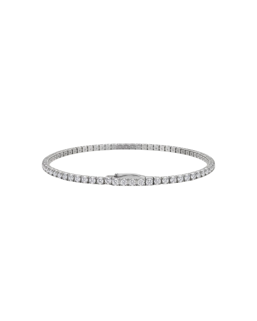 Gigi Tennis Bracelet - Silver