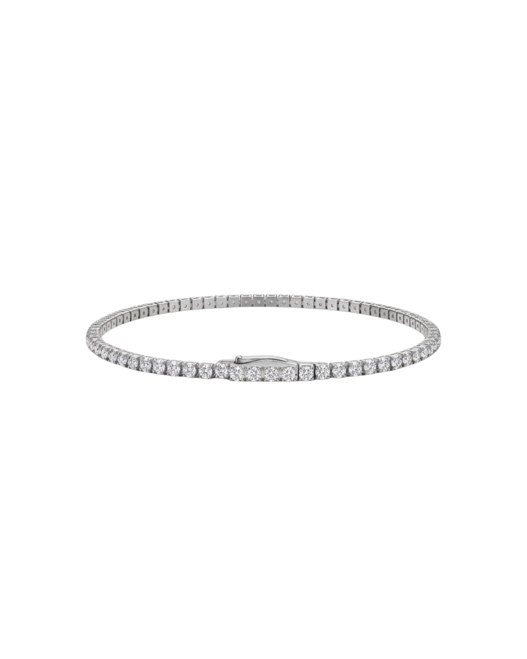 Gigi Tennis Bracelet - Silver