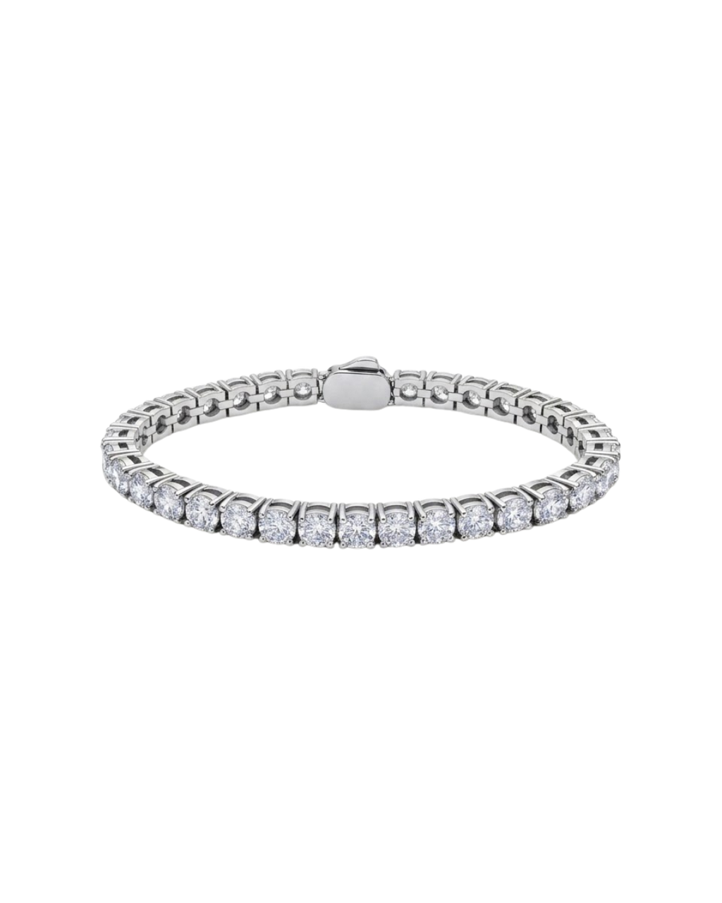 Camilla Tennis Bracelet - Silver