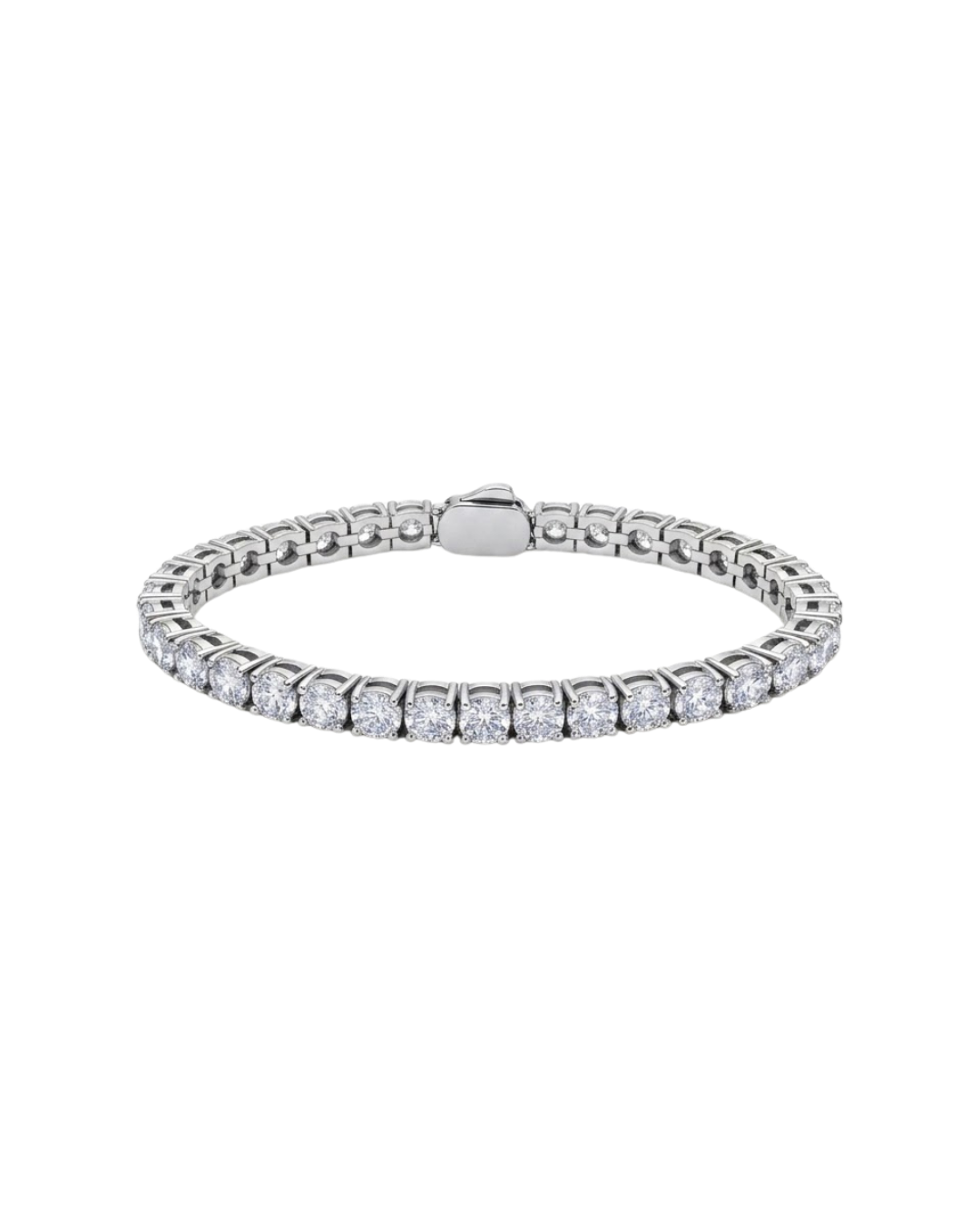 Camilla Tennis Bracelet - Silver