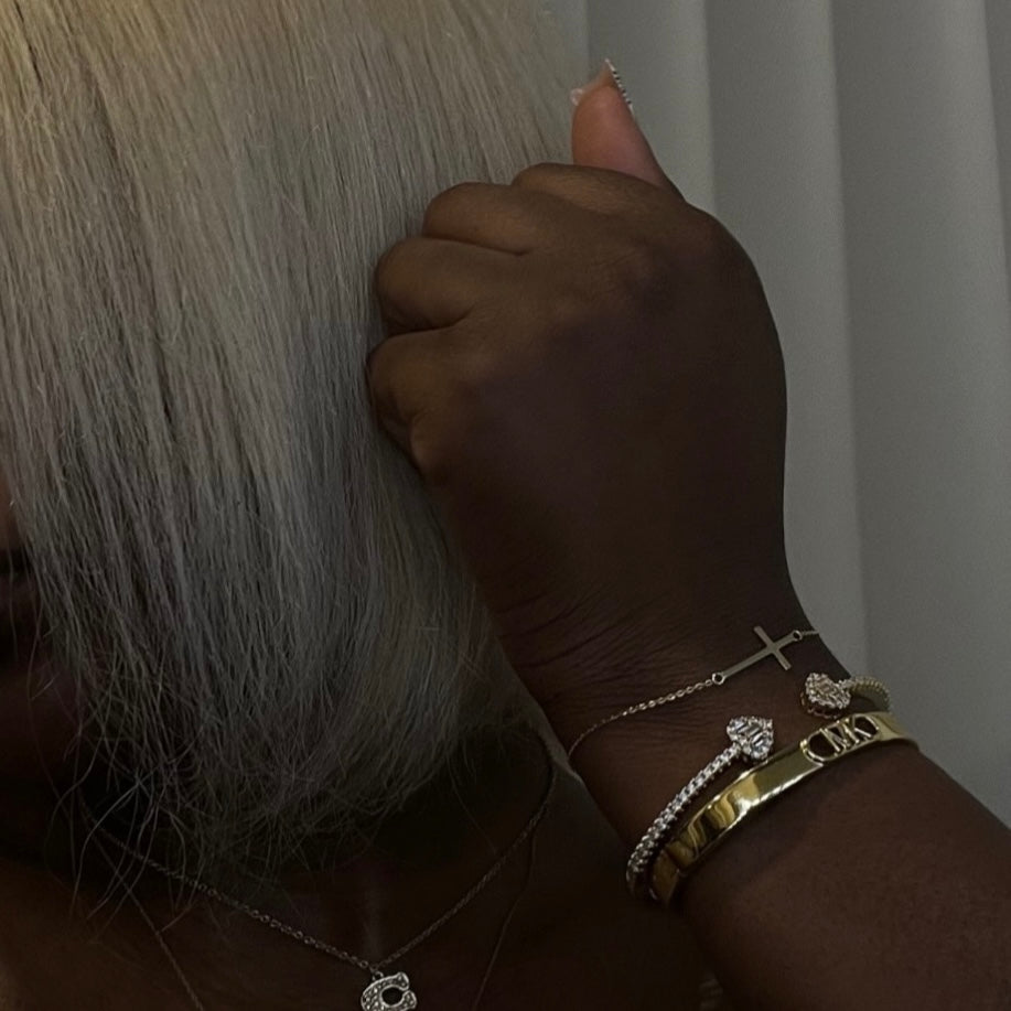Cross Bracelet - Gold