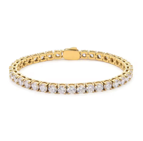 Camilla Tennis Bracelet - Gold