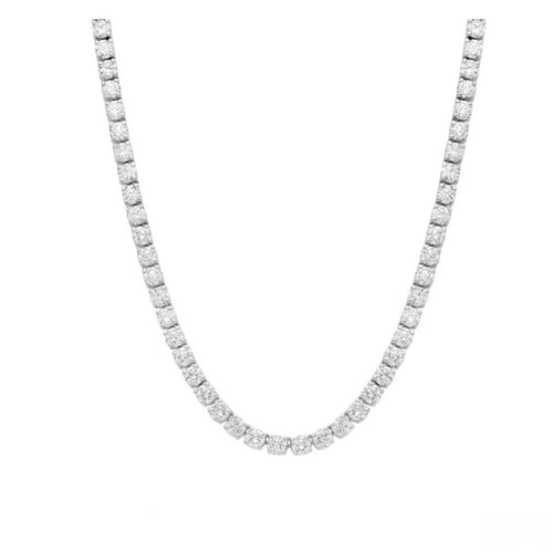 Camilla Tennis Necklace - Silver