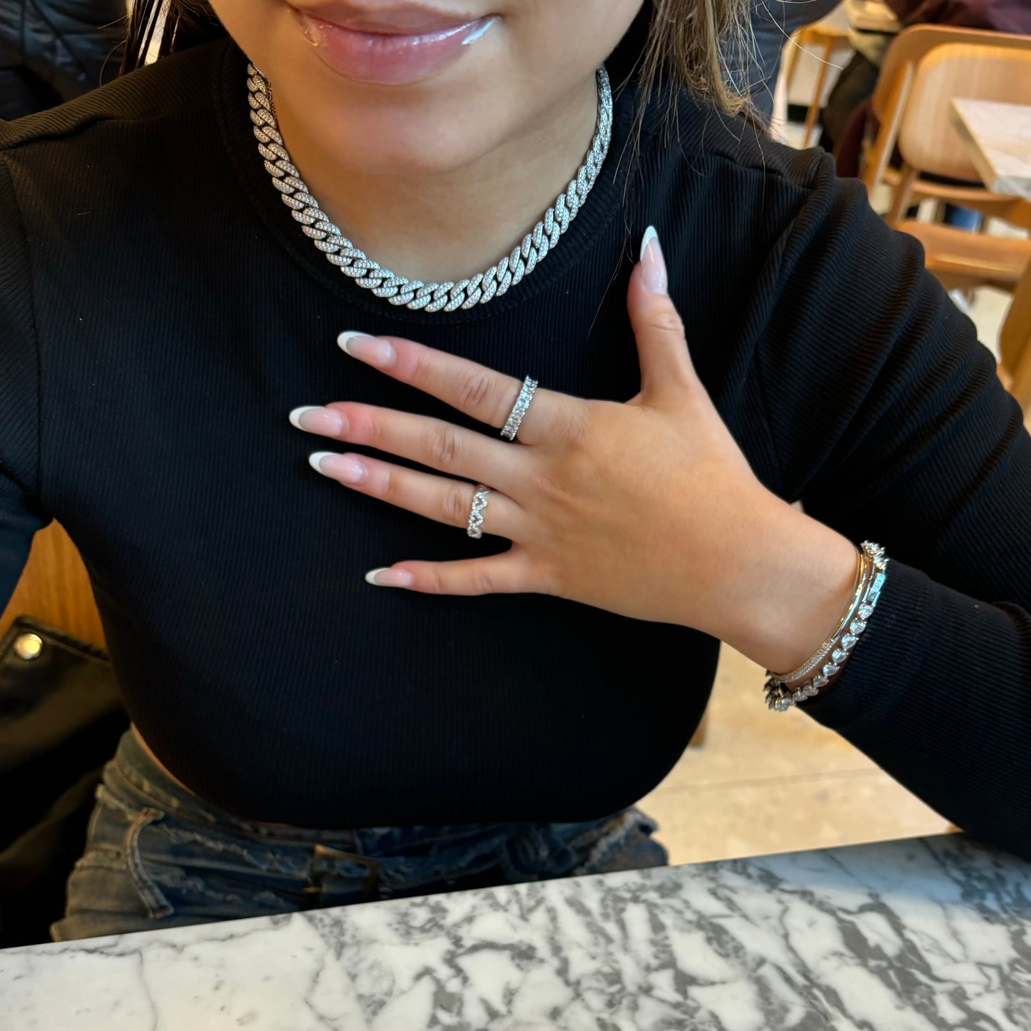 Anastasia Necklace - Silver