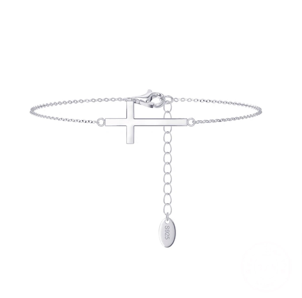 Cross Bracelet - Silver