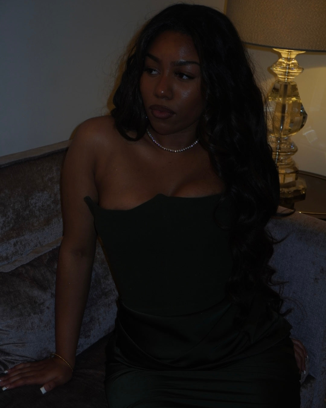 Camilla Tennis Necklace - Gold