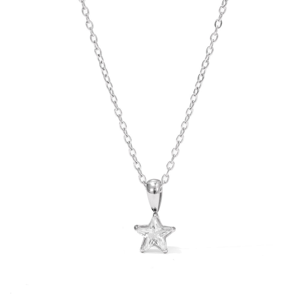 Mini Star Necklace - Silver