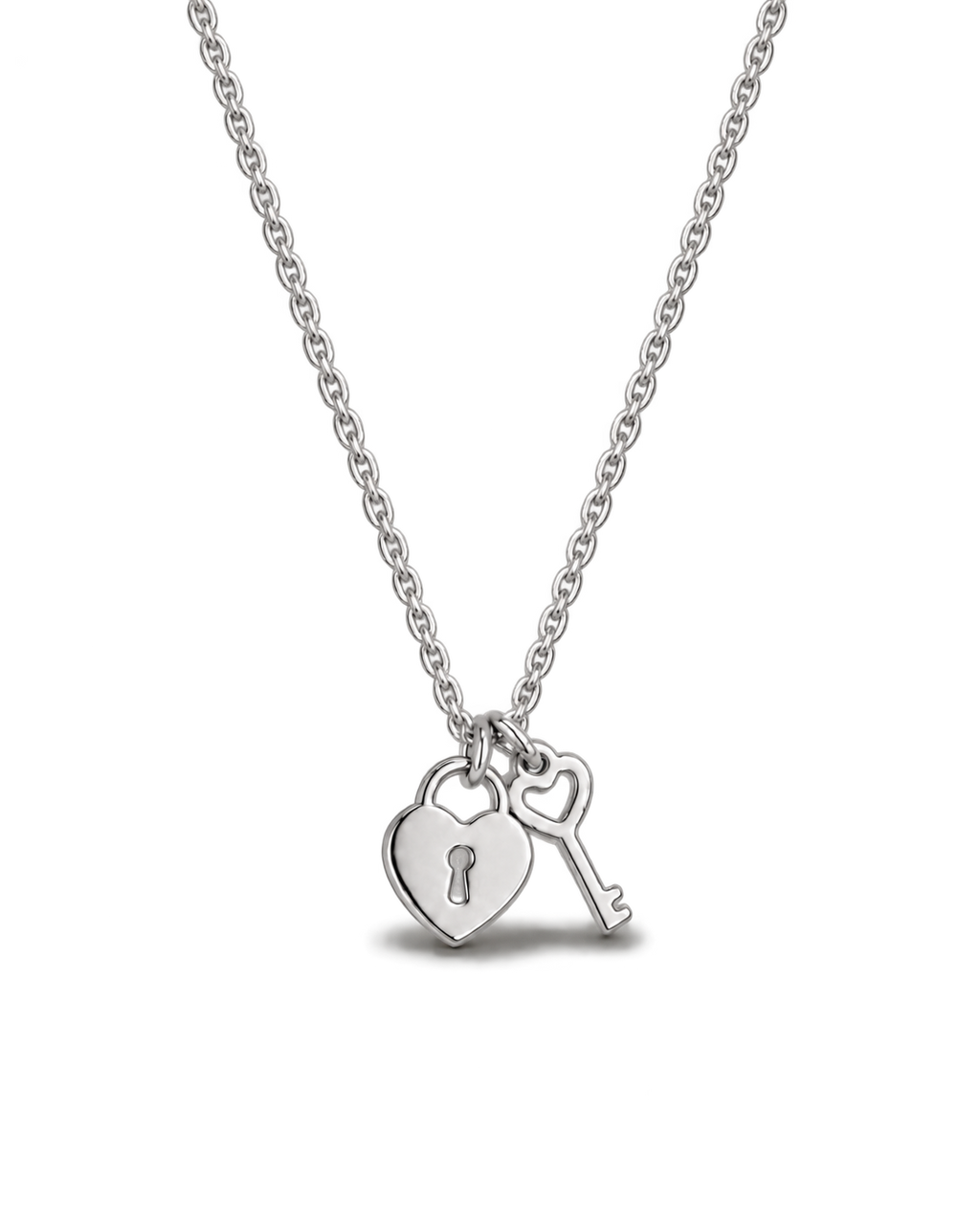 Darling Lock Necklace - Silver