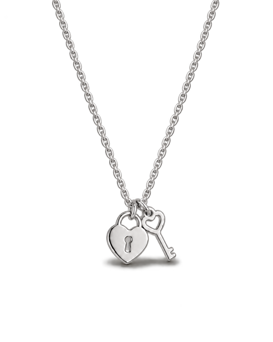 Darling Lock Necklace - Silver