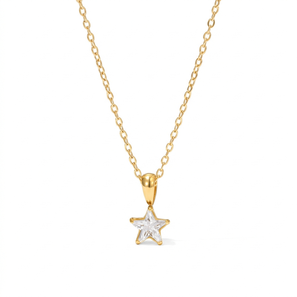 Mini Star Necklace - Gold