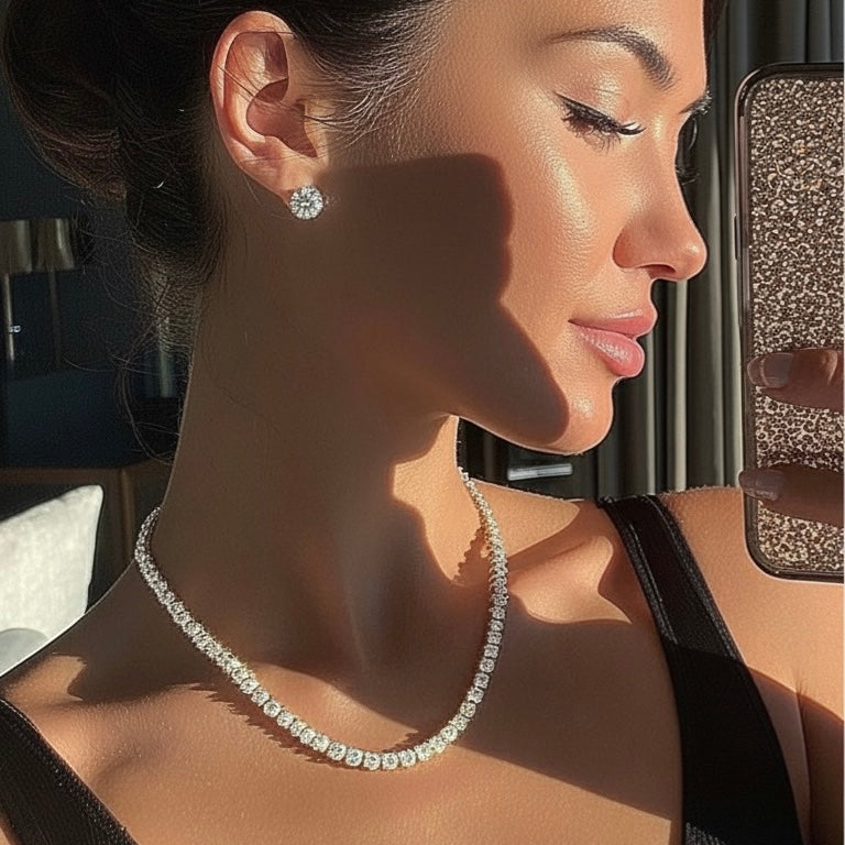 Camilla Tennis Set - Silver