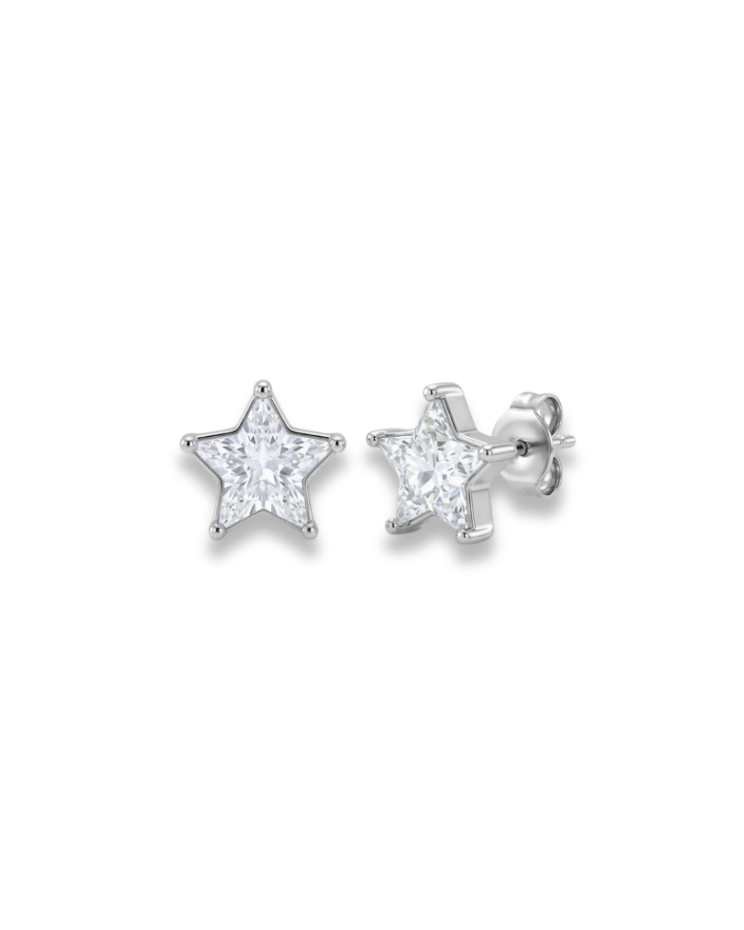 Mini Star Studs - Silver