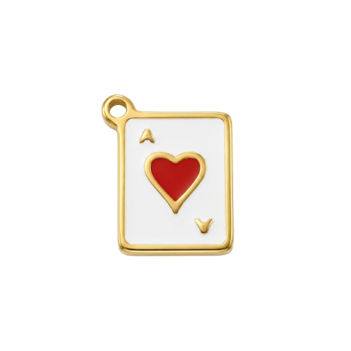Ace of Hearts Charm