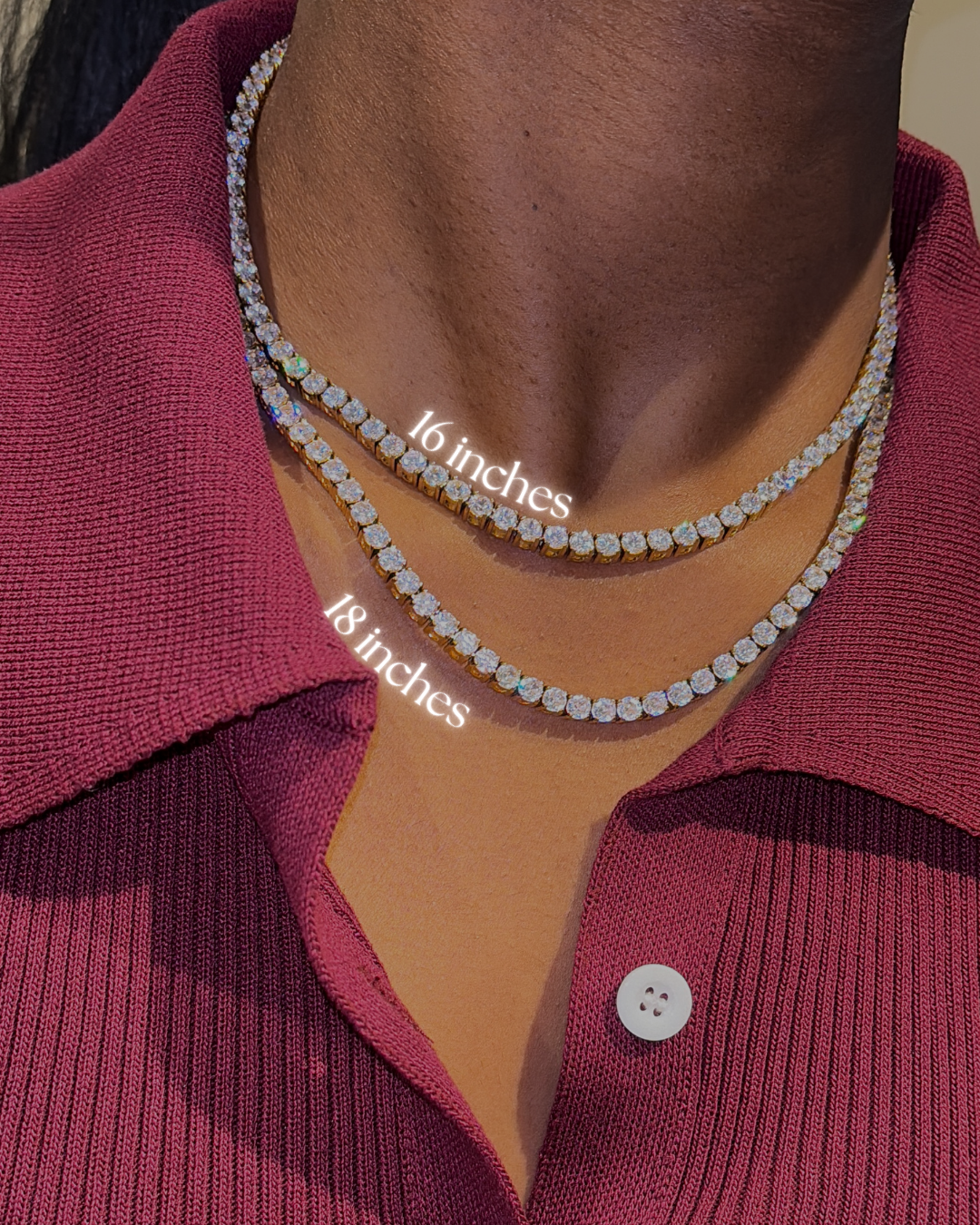 Camilla Tennis Necklace - Gold