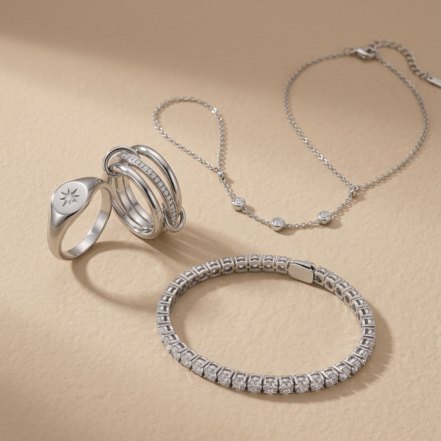 The Classic Stack - Silver