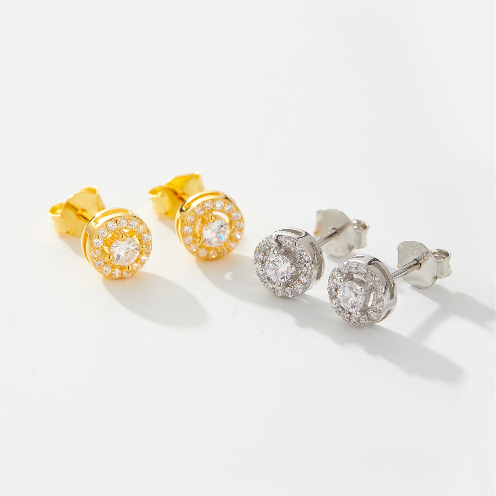 Seraphina Studs - Silver