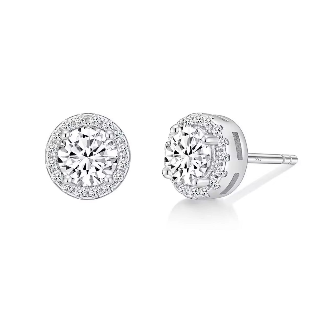 Seraphina Studs - Silver