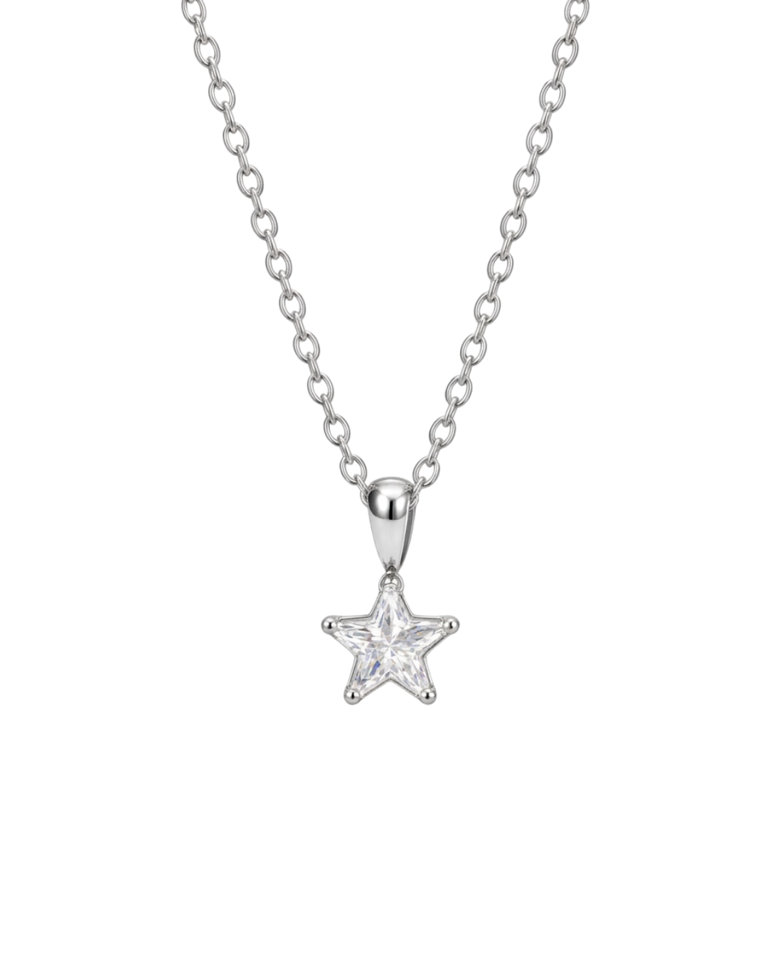 Mini Star Necklace - Silver