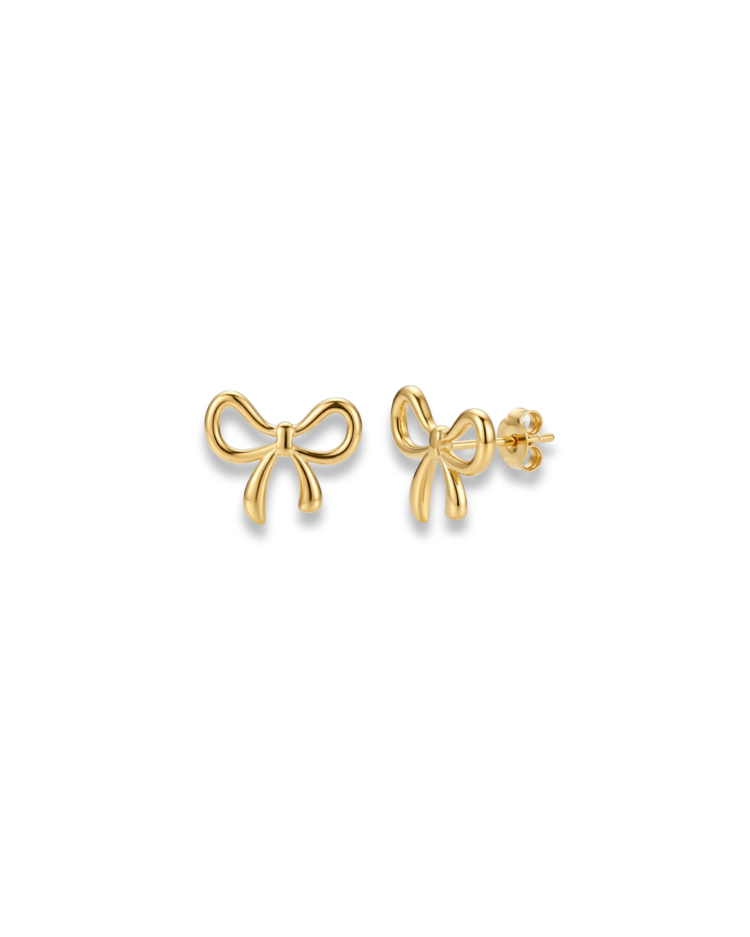 Mini Bow Studs - Gold