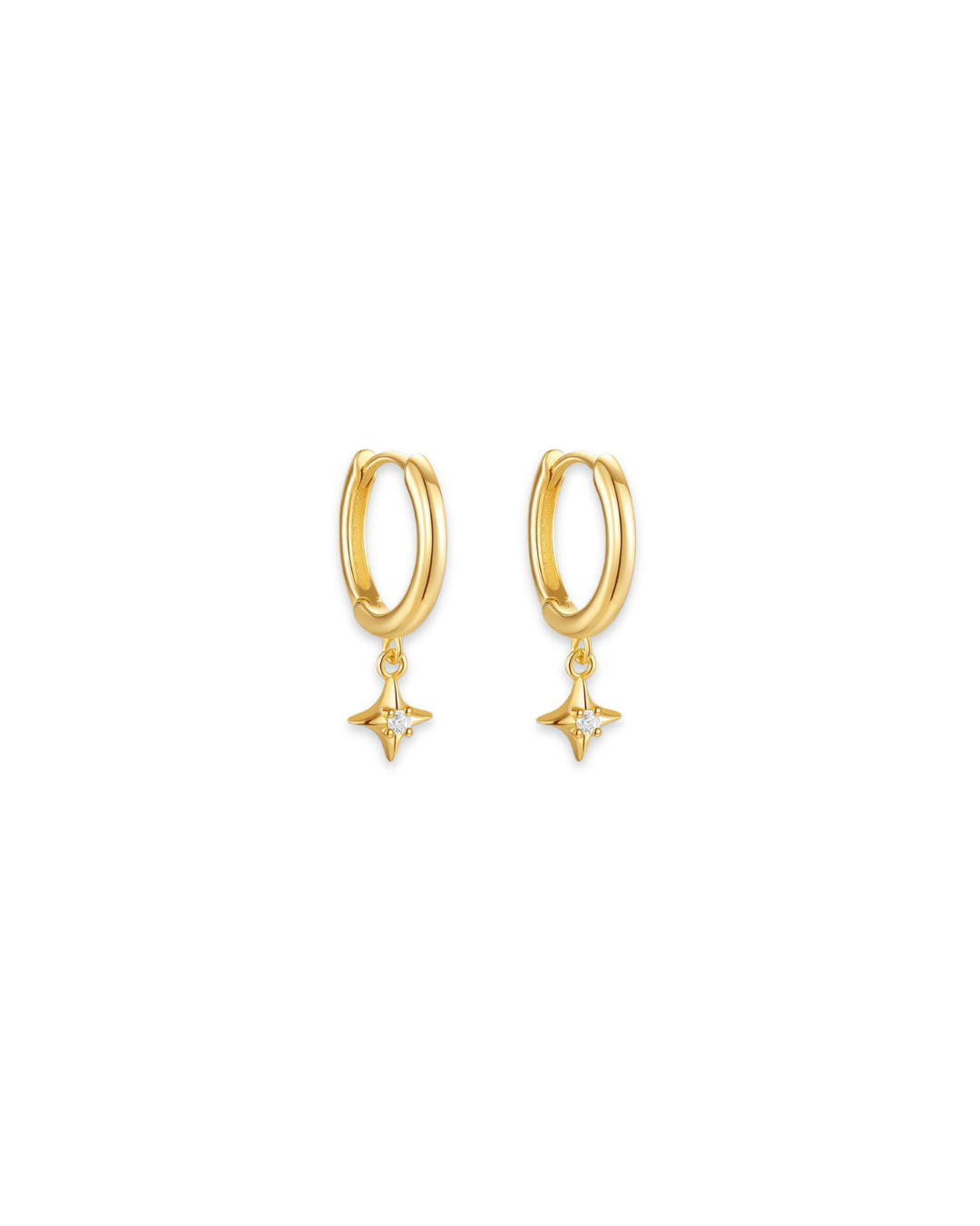 Zara Star Hoops - Gold