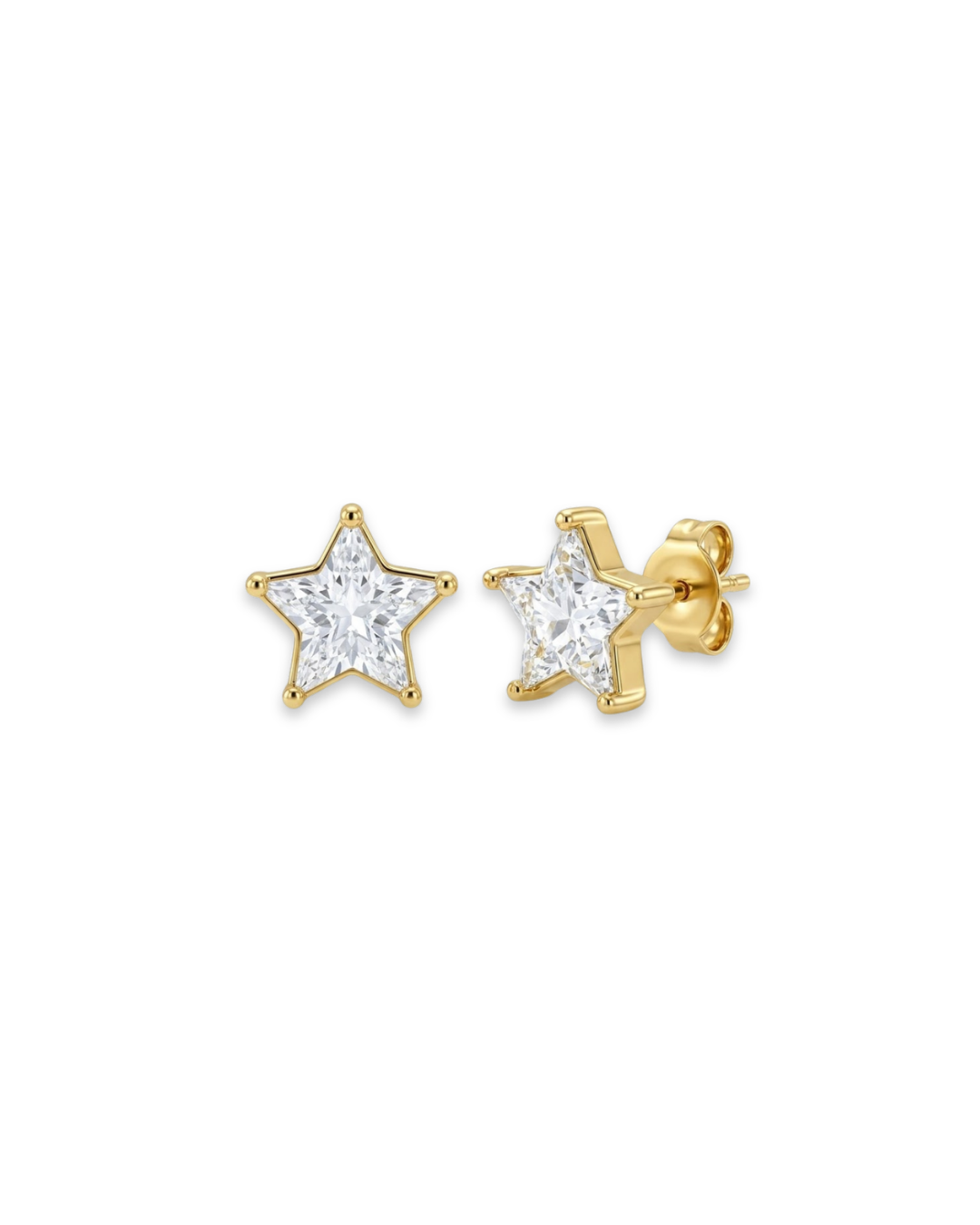 Mini Star Studs - Gold