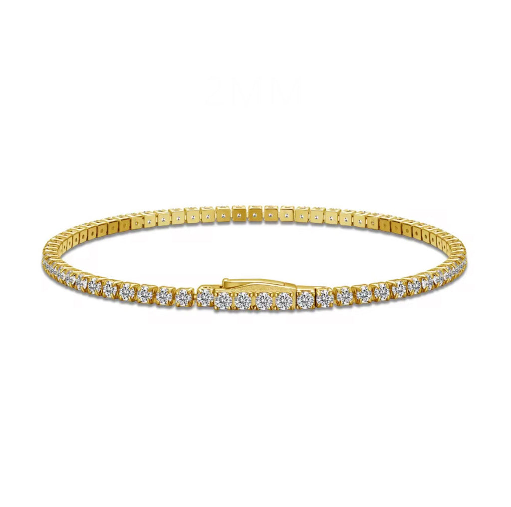Gigi Tennis Bracelet - Gold