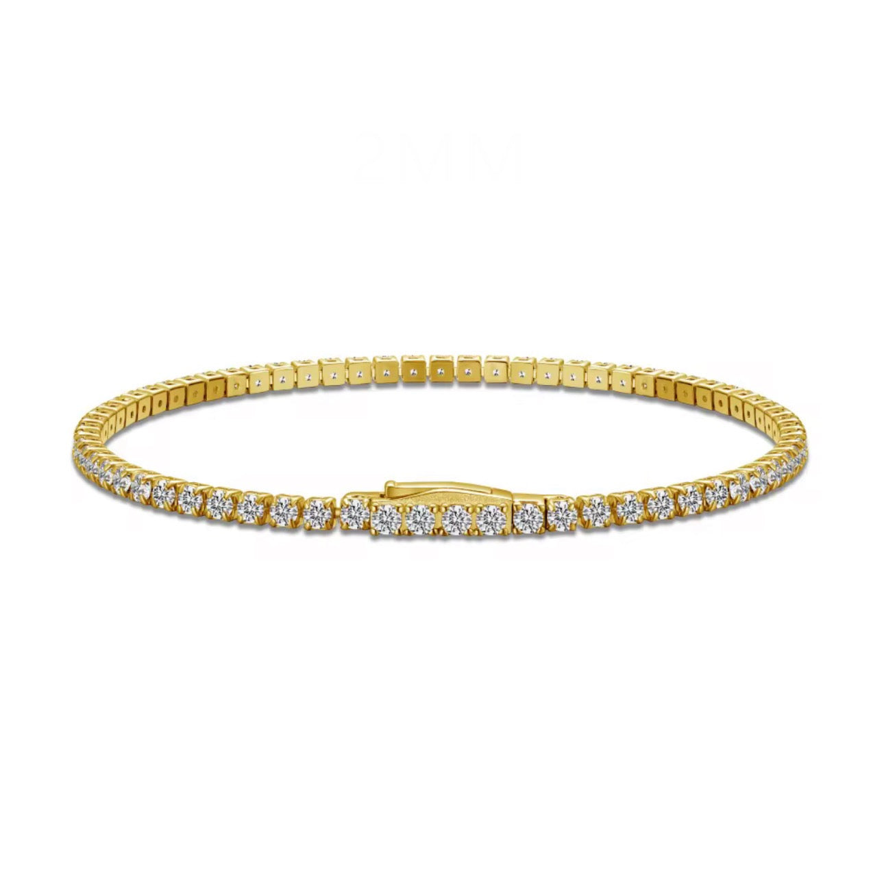 Gigi Tennis Bracelet - Gold